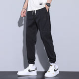 Cuffed Cargo Pants Casual Pants Men's Summer Loose Jeans
