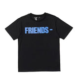 Vlone Printed Loose Hip Hop Shortsleeved Tshirt Hip Hop Men And Women