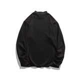 Crew Neck Sweatshirts for Men Men's Clothing | Autumn Letter Embroidery Long Sleeve Bottoming Shirt
