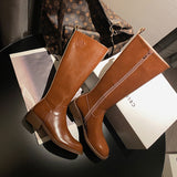 Beth Dutton Shoes High Leg Boot Women's White Boots Women's Knight Boots High Pure Leather