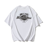 Men T Shitrs Letter Printed round Neck