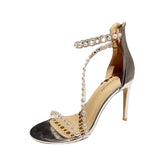 Nude Heels for Wedding Sandals High Heel Stiletto Heel Women's Shoes