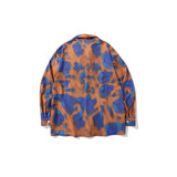 Man Fall Outfits Fashion Brand Vintage Oil Painting Tie-Dyed Long-Sleeved Shirt Men 'S And Women 'S Casual Beach Holiday Shirt