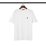 Bathing Ape T Shirt Embroidered Ape Head Short Sleeve Cotton T-shirt