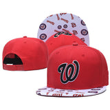 Washington Nationals Cherry Blossom Hats Cap Embroidered Hat Baseball