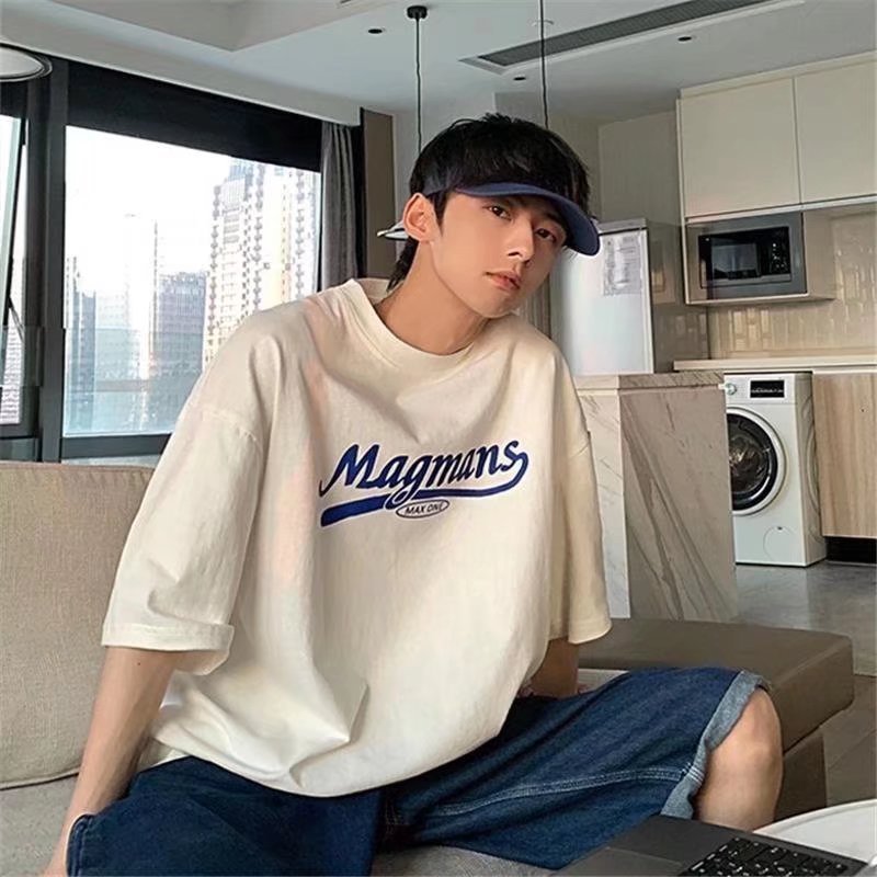 Men T-Shirts Loose Oversize Printing