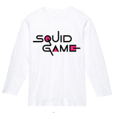 Squid Game Costume Printed Men's and Women's Long Sleeves T-shirt