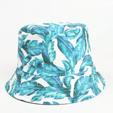 Bucket Hat Fishing Cap Cotton Print Fisherman Hat Men's Spring and Summer Rainbow Color Personalized Printing