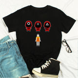 Squid Game Costume Creative Casual Short-Sleeved T-shirt