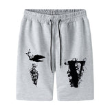 Vlone Shorts Summer Printed Casual Loose Plus Size Sports