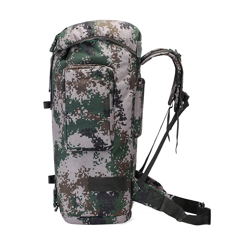 Hiking Backpacks 75L Large Capacity Outdoor Shiralee with U-Tape Frame