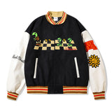 Man Fall Outfits Vintage Baseball Uniform Loose Vibe Style Jacket Hiphop Vintage Jacket for Men