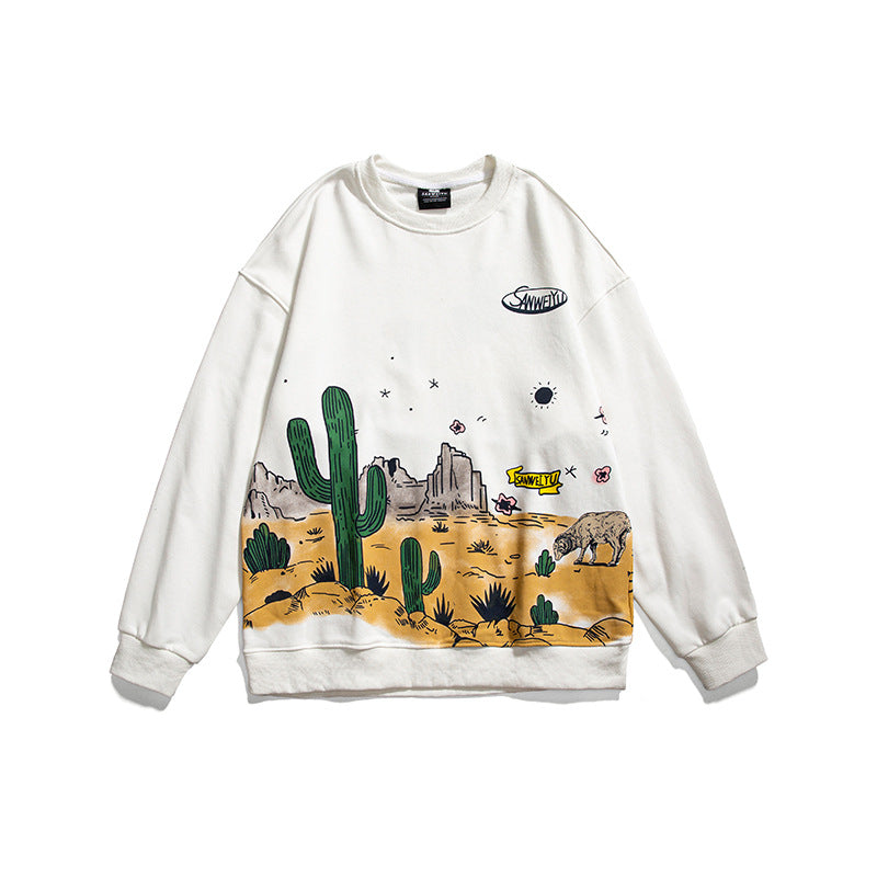 Crew Neck Sweatshirts for Men Men's Autumn round Neck Sweater Men's and Women's Casual