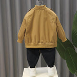 Toddler Boys Jackets Jacket Spring Autumn Baseball Uniform
