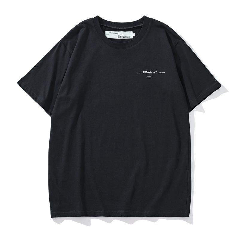 Off White T Shirt Arrow Print Short Sleeve Men'S Clothing Owt