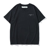 Off White T Shirt Arrow Print Short Sleeve Men'S Clothing Owt