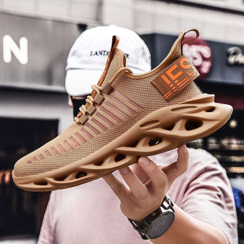 Men's Sneakers,Men Walking Shoes for Jogging,Men's Breathable Lightweight Shoes Men's Shoes Fashion Trend Mesh Flying Woven Sports Casual Shoes Men