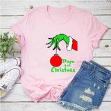 Men and Women Grinch Shirt Christmas Grinch Pattern T-shirt
