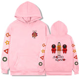 Squid Game Costume Hoodie Casual Sports Sweater for Men