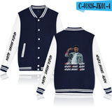 Never Broke Again Hoodie Casual Men'S And Women'S Long Sleeves Baseball Uniform