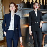 Interview Suit Women Suit Autumn Interview Tooling Set