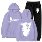 Vlone T Shirts & Shorts 2 Piece Set Sports Leisure Pullover Sweater Hooded
