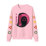 Squid Game Costume Sweatshirt Crew Neck Casual Sweatshirt for Men and Women