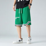 Mens White Shorts Men's Shorts Summer Loose Sports and Leisure