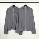 Cardigan Baseball Jacket Polar Fleece Hooded Loose Zip Jacket