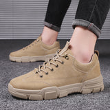 Men's Boots Work Boot Men Casual Hiking Boots Fall Winter Men Tooling Low-Top Martin Boots