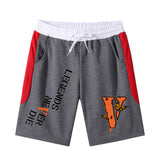 Vlone Shorts Printed Shorts Men'S Summer Cotton Casual Beach Pants