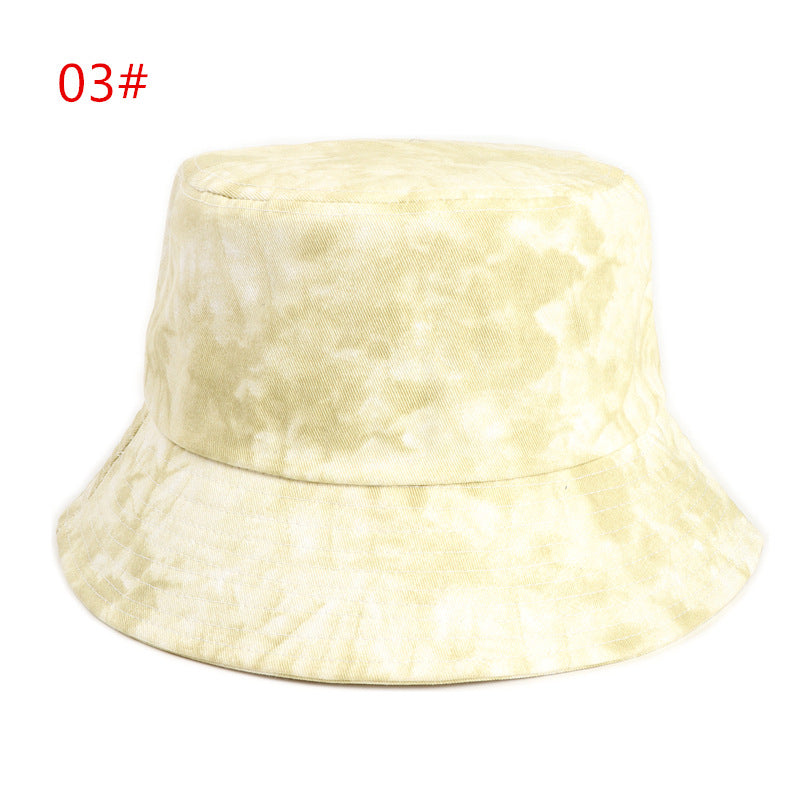 Bucket Hat Fishing Cap Cotton Print Fisherman Hat Bucket Hat Fashion Color Gradual Sun Hat