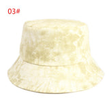 Bucket Hat Fishing Cap Cotton Print Fisherman Hat Bucket Hat Fashion Color Gradual Sun Hat