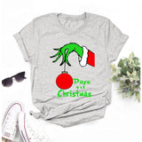 Men and Women Grinch Shirt Christmas Grinch Pattern T-shirt