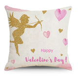 Valentine's Day Pillow Covers 4 Piece Random Styles Together, Love Festival Home Pillow Cushion Cover