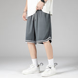 Men White Shorts Summer Loose Casual Fashion Brand Pants