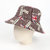 Bucket Hat Fishing Cap Cotton Print Fisherman Hat Bucket Hat Cotton Printed Sun Hat