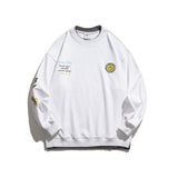 Crew Neck Sweatshirts for Men Men's Retro Cartoon round Neck Sweater Men's Loose Casual