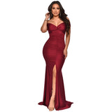 Skin Tight Long Dresses Spring/Summer Split Dress for Women