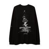 Man Fall Outfits Vibe Style Dark Loose Niche Long-Sleeved T-shirt Men's Sweater