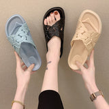 Women's Flip Flops Men Slides Comfort Slides Sandal Women's Home Slippers Spring Comfort and Casual Bottom Beach