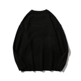 Men Sweater Cartoon Jacquard Sweater Men Autumn Trendy Loose Pullover