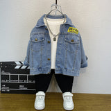 Toddler Boys Jackets Boys' Denim Jacket Spring and Autumn