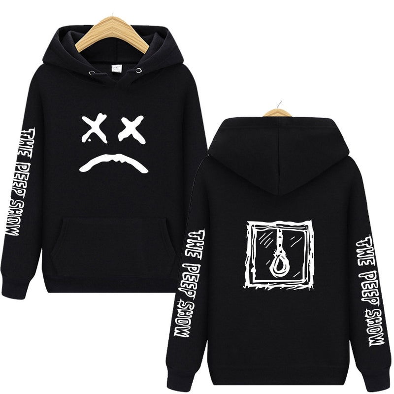 Adolesence Sweatshirt Hooded Sweater Fleece-Lined