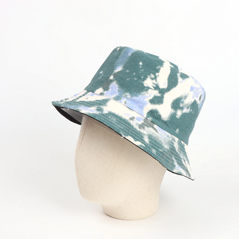 Bucket Hat Fishing Cap Cotton Print Fisherman Hat Bucket Hat Men's and Women's Fashion Spring and Summer Outdoor Leisure