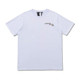 Vlone Large V Short Sleeve Splashed Ink Printing Simple Fog Men'S And Women'S Tshirt Tee Shirt