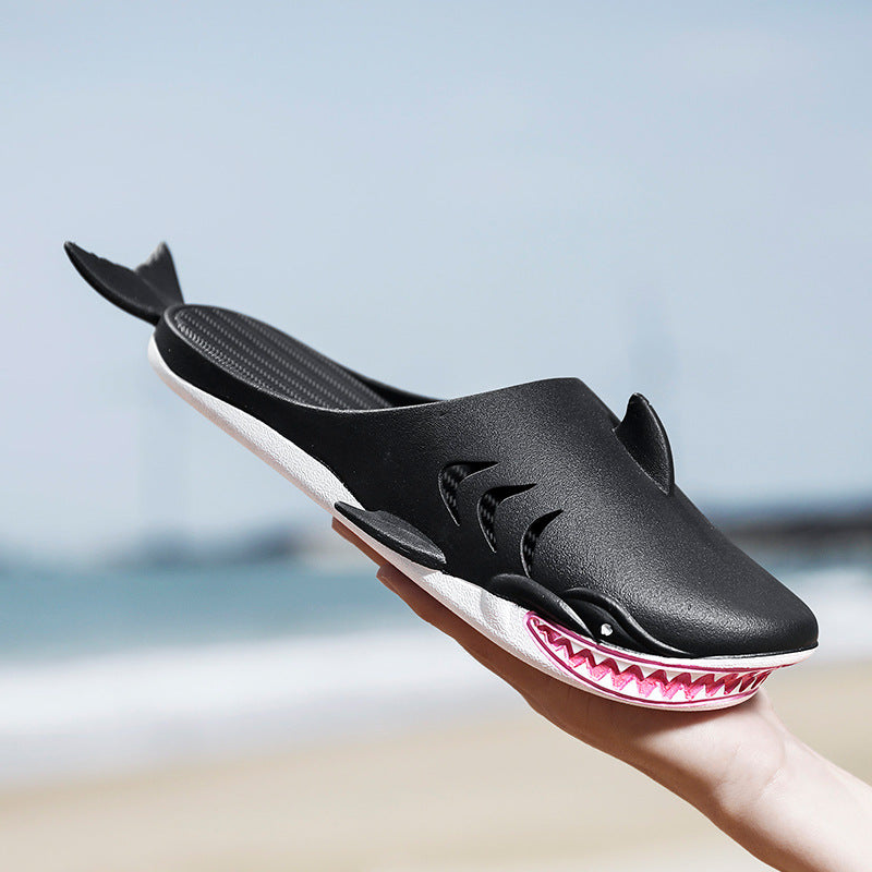 Beach Slides Cute Cartoon Slippers Men's Summer Dormitory Outdoor Beach