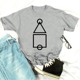 Squid Game Costume Printed Short Sleeve Pullover Short Sleeve T-shirt