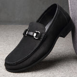 Men's Loafers RelaxedFit SlipOn Loafer Men Shoes Summer Casual Leather Shoes Trendy Lightweight Breathable