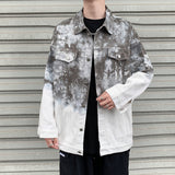 Men Denim Jackets Autumn and Winter Leisure Pink Jacket Men